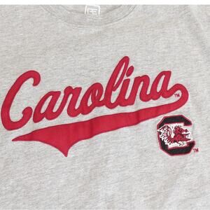 FLASH SALE 🍒 Soft Gray University of South CAROLINA team T shirt Size M Large